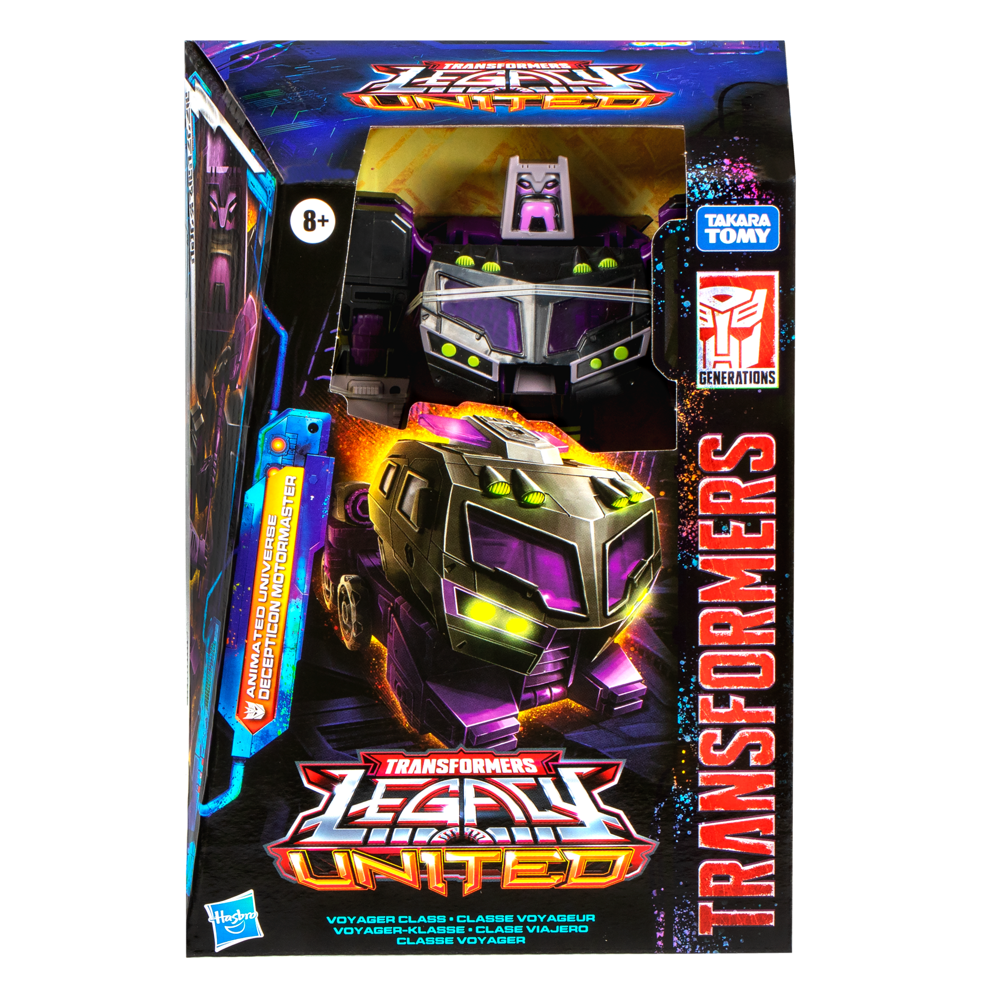 Transformers Legacy United Voyager Class Transformers: Animated Universe Decepticon Motormaster