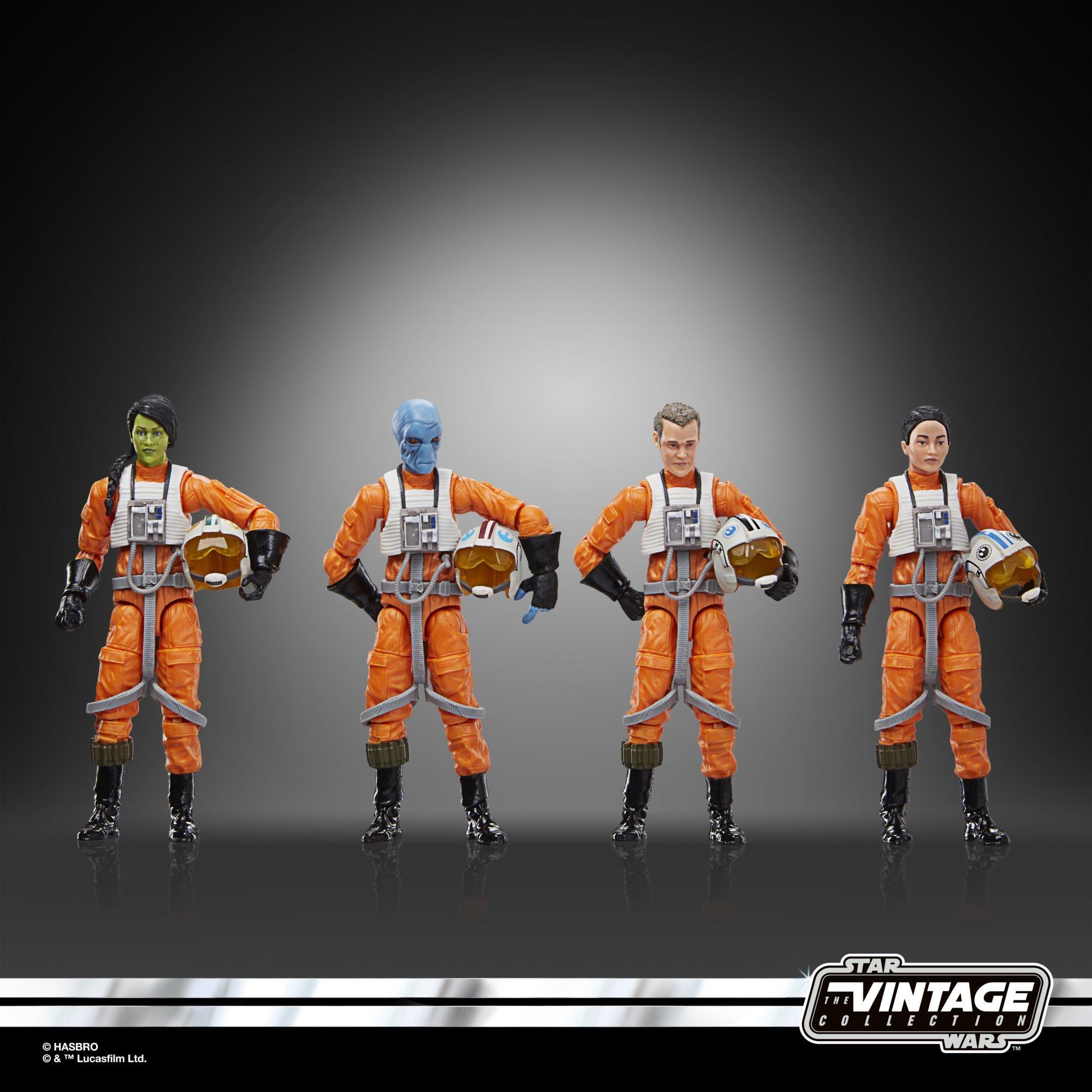 STAR WARS The Vintage Collection X-Wing Pilot 4-Pack