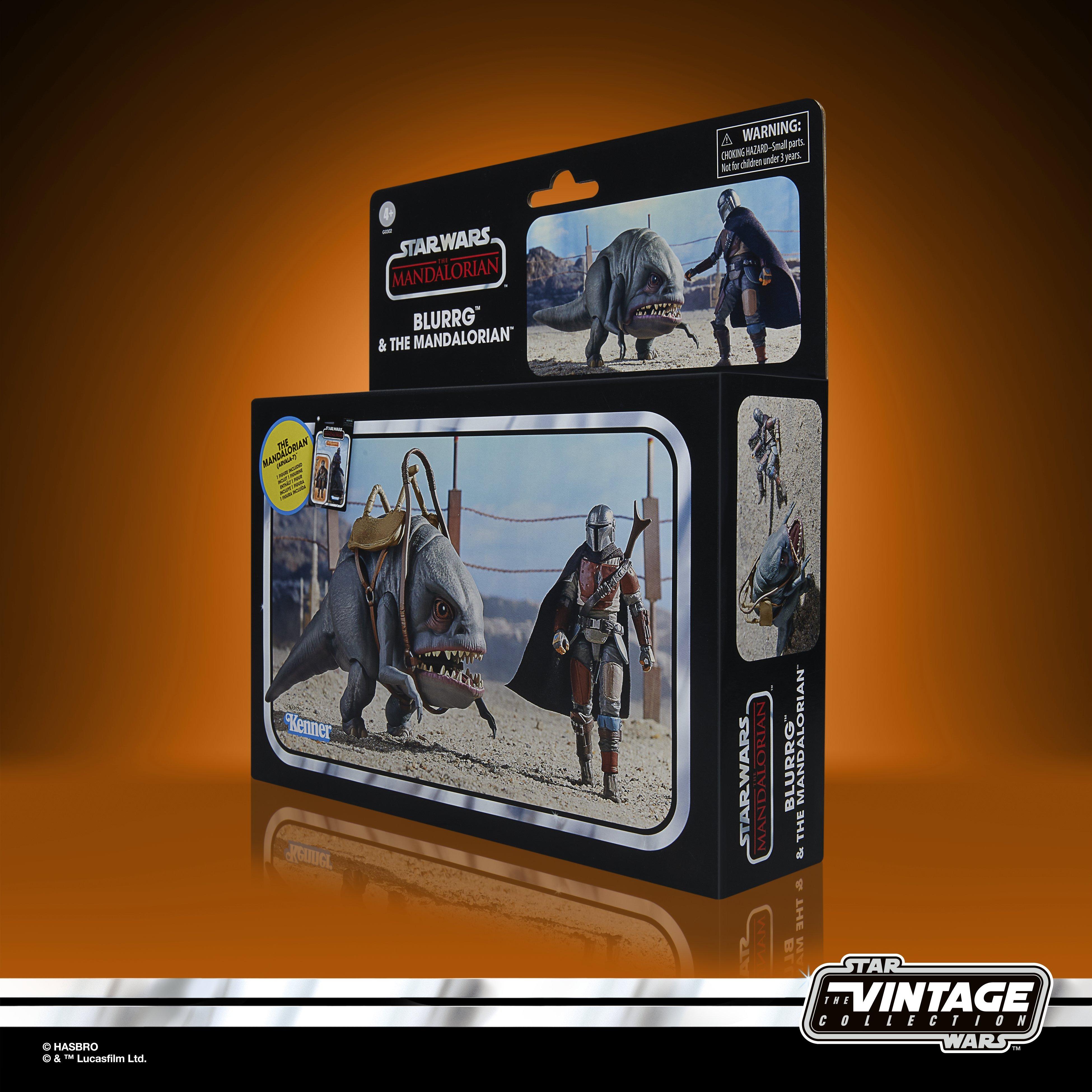 STAR WARS The Vintage Collection Blurrg & The Mandalorian