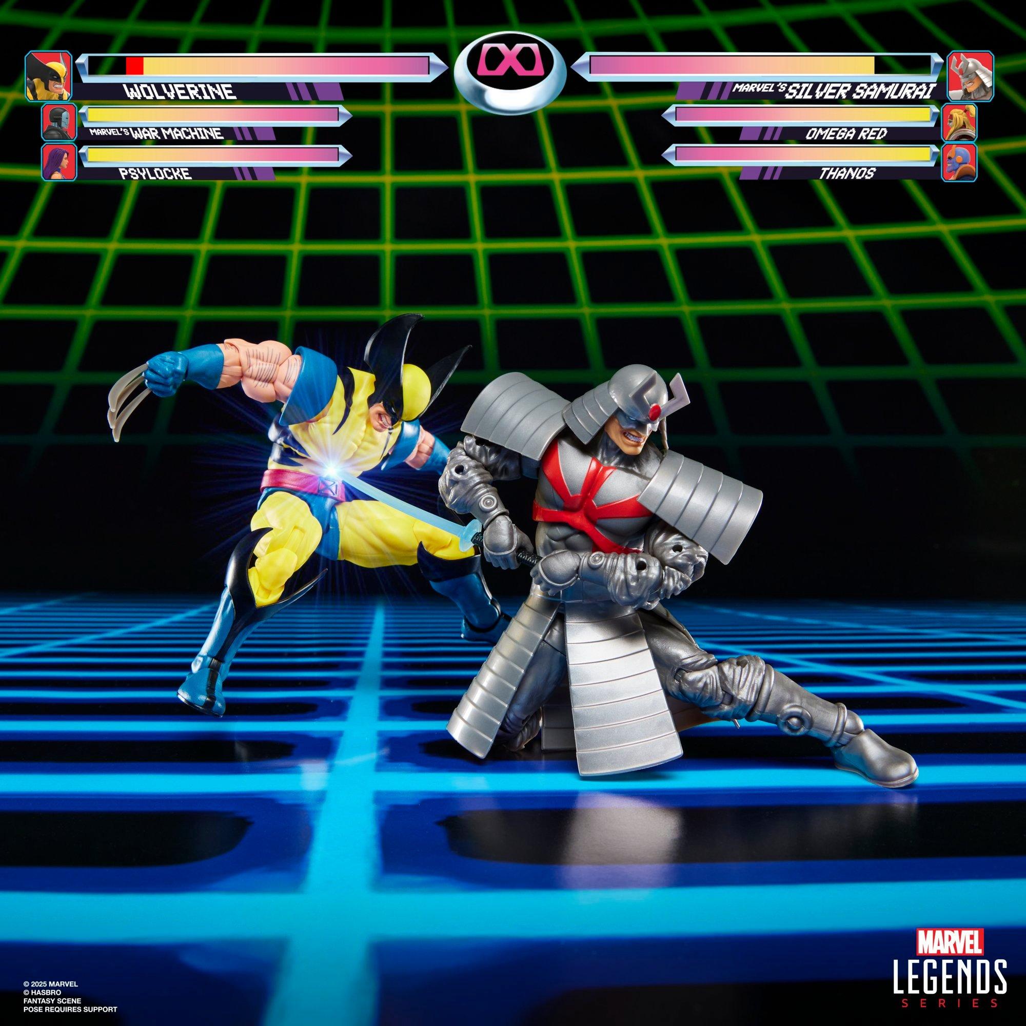 Marvel Legends Series Gamerverse Wolverine vs Marvel's Silver Samurai
