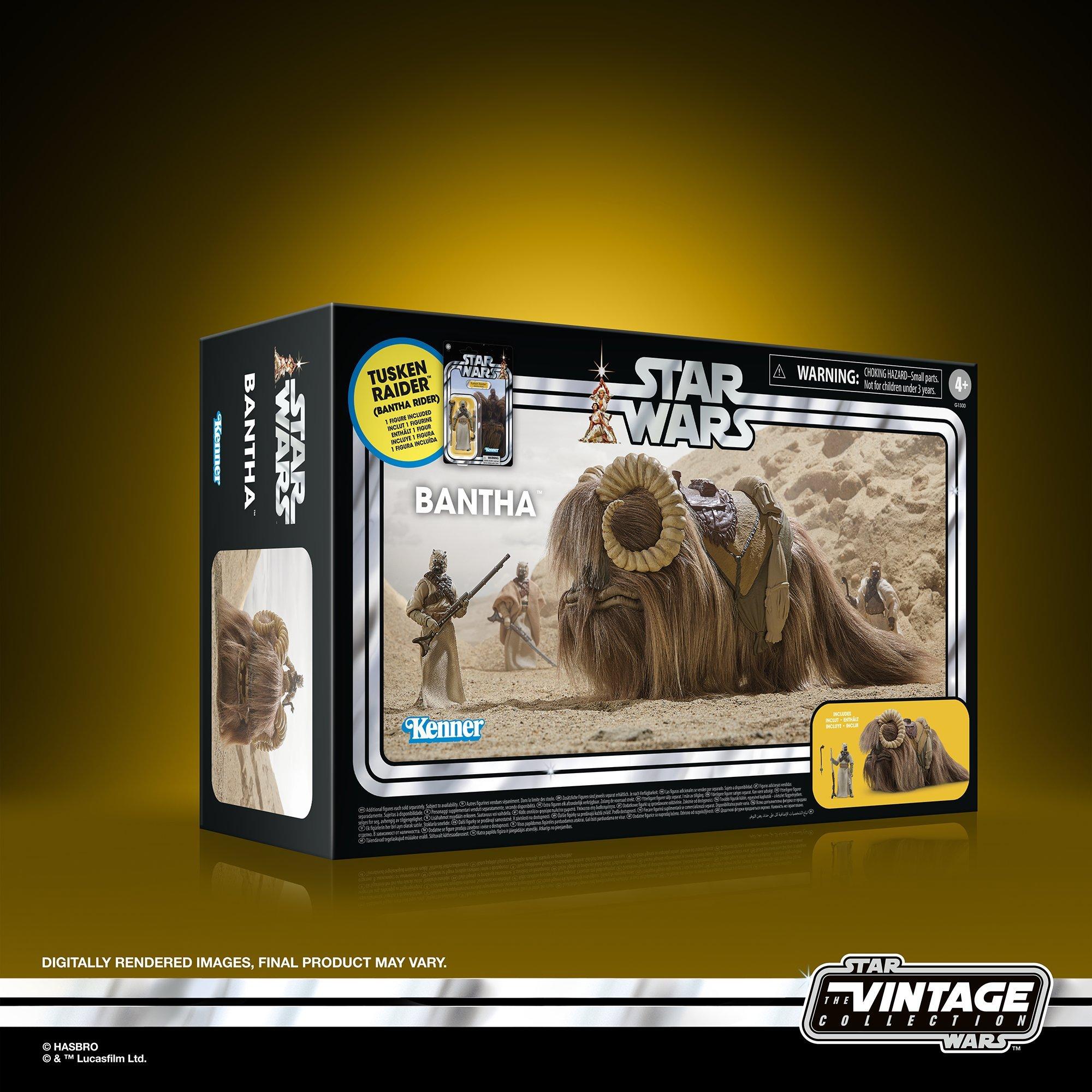 STAR WARS The Vintage Collection Bantha & Tusken Raider 2-Pack