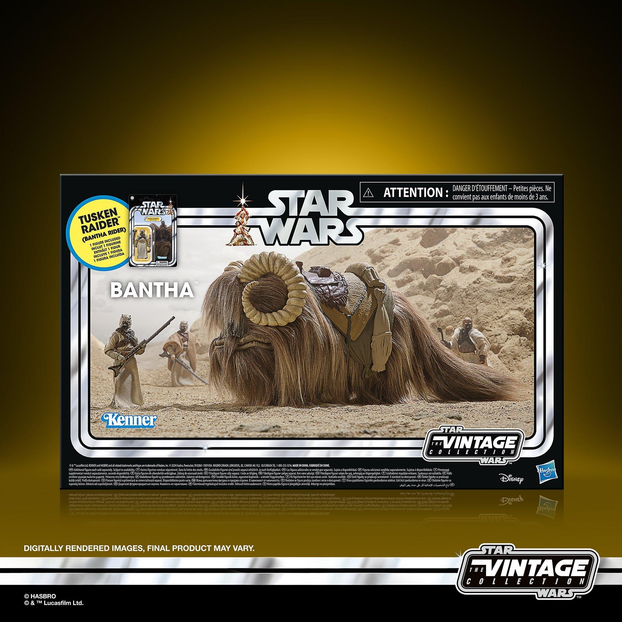 STAR WARS The Vintage Collection Bantha & Tusken Raider 2-Pack