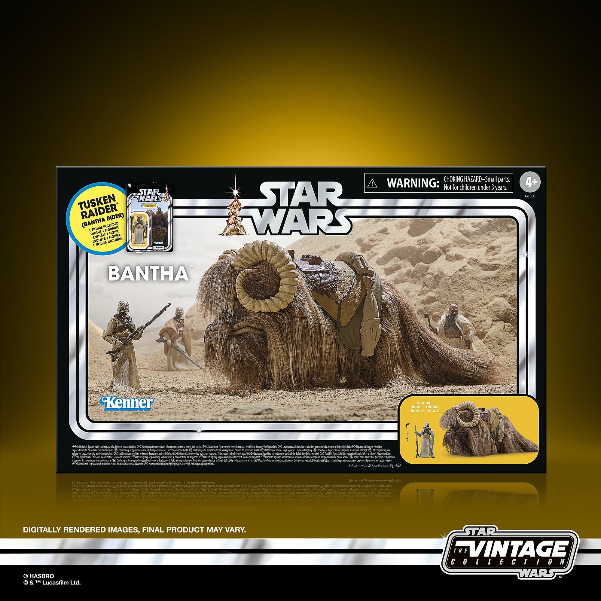 STAR WARS The Vintage Collection Bantha & Tusken Raider 2-Pack