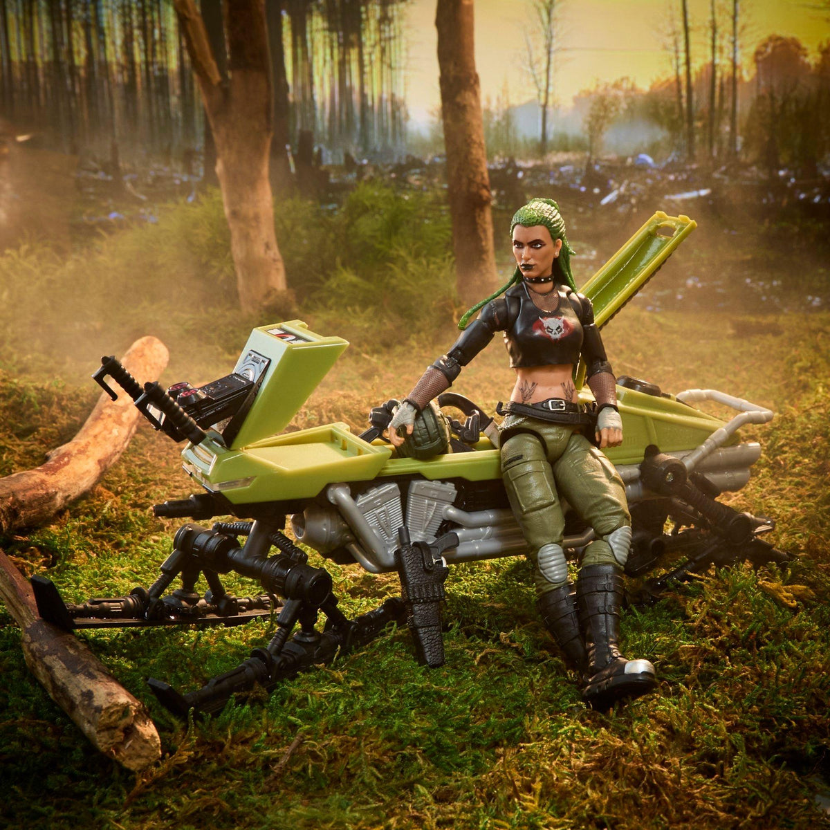 G.I. Joe Classified Series #194, Zanya and Dreadnok Chameleon (Swamp Skier) Vehicle
